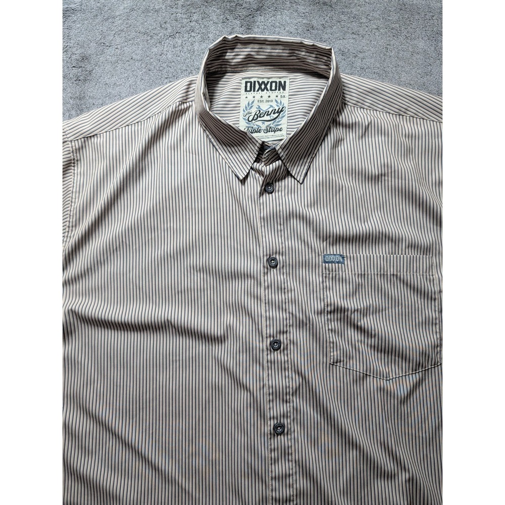 Dixxon Flannel Co The Benny Short Sleeve Button Up Shirt Men's Size 5X - Picture 2 of 10